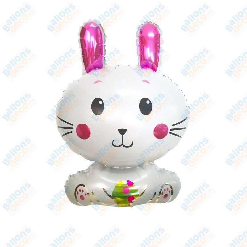 Ballon Lapin Blanc De Pâques Easter Animaux Ballonsdeco