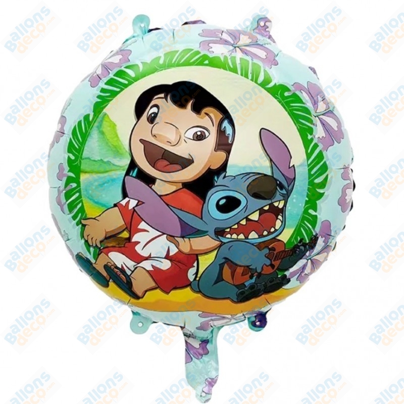 Ballon Lilo Et Stitch Guitare Disney Anniversaire Ballonsdeco