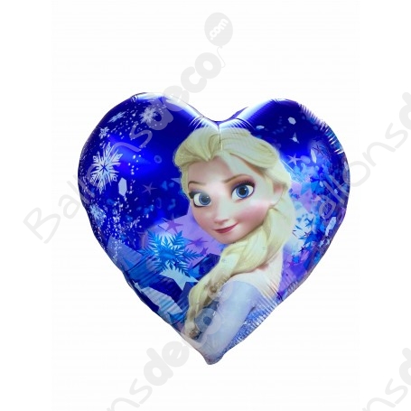 Ballon Coeur Reine des Neiges Disney Anniversaire Fête