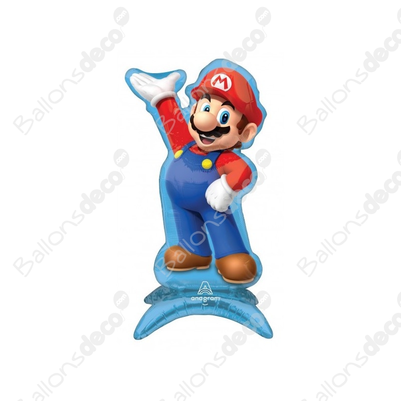 Décorations Ballons d'Anniversaire Mario Bros pour Enfants Ballons