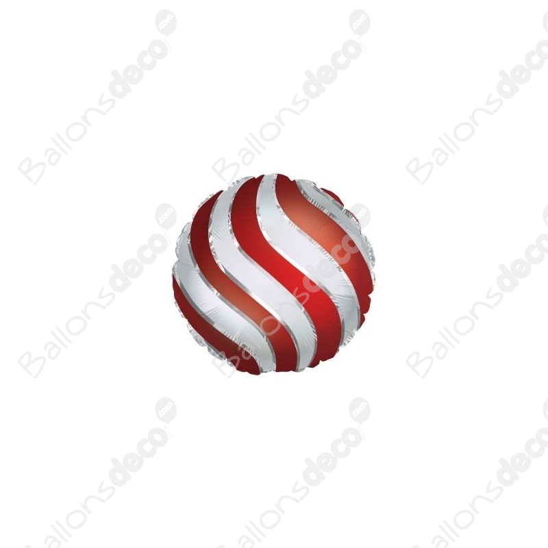 Ballon Géant Joyeux Noël Argent (Air)