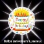 Ballon Happy Birthday Lumineux