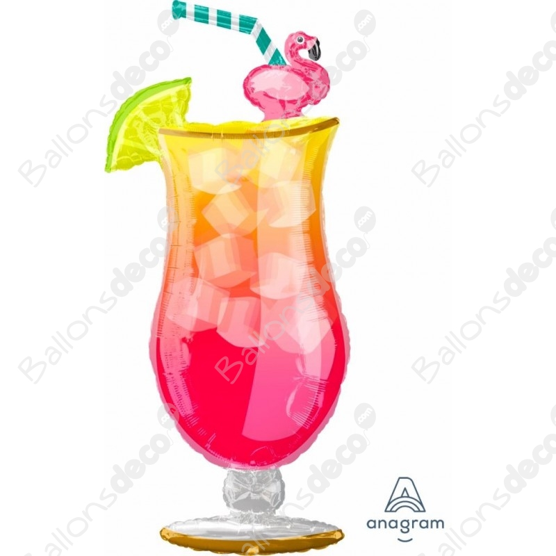 Cabilock Verre à cocktail en forme de flamant rose, verres à