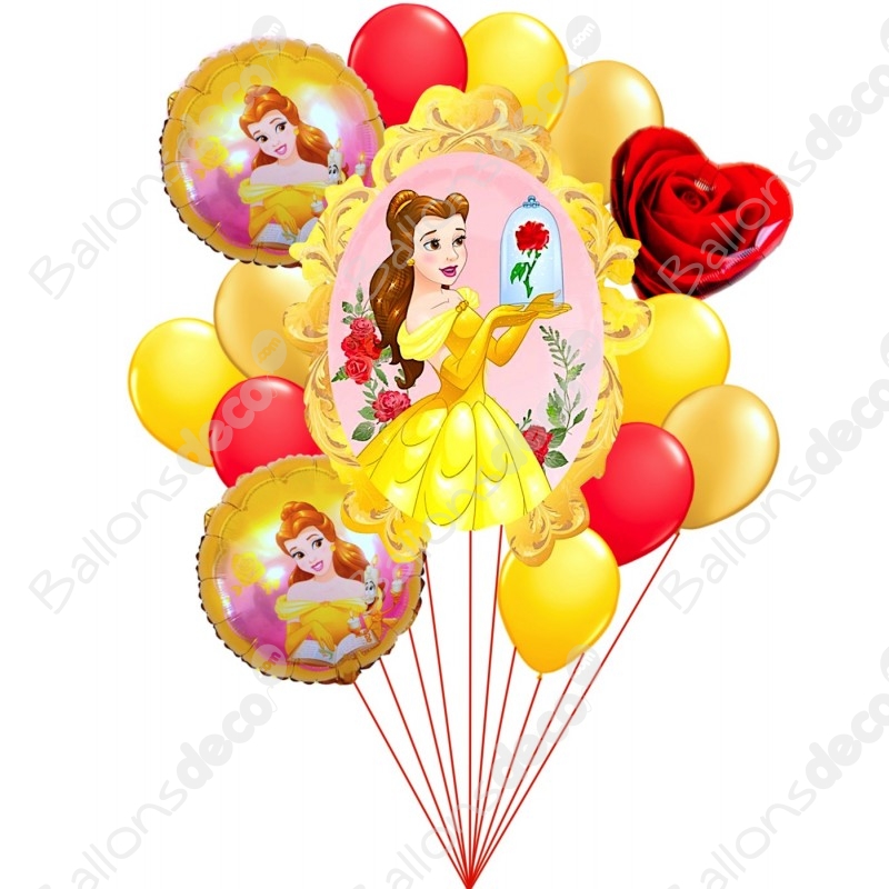 Ballon Belle Princesse avec Zip - Princesse Disney 