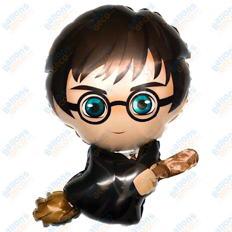 Ballon Harry Potter Sur Son Balais - Décoration - Ballonsdeco.com