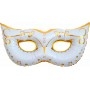 Ballon Masque Carnaval Blanc et Or