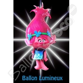 Ballon mylar Poppy Tournée mondiale, 18 x 23 pouces