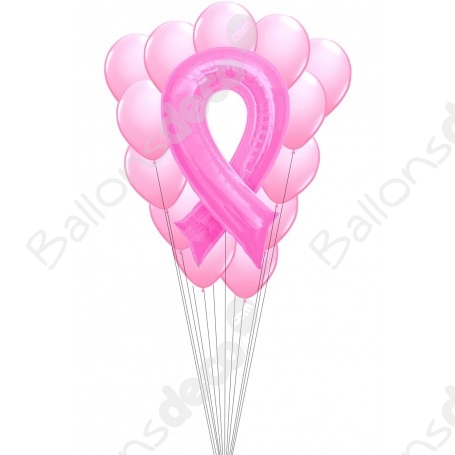 Ballon Ruban Rose Du Cancer Du Sein - Octobre Rose 