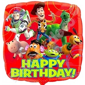 Ballon Anniversaire Toy Story Woody & Buz - Happy Fiesta Lyon