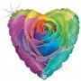 Ballon Coeur Rose Arc-en-ciel Holographique LGBT
