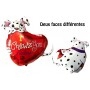 Ballon Coeur Dalmatien Saint Valentin