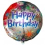 Ballon Happy Birthday Holographique 75 cm