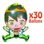 Ballons Ben 10 conditionnés par 30 ballons