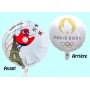 Ballon Blanc deux faces Jeux Olympique de Paris 2024