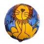 Ballon Lion Rond Bleu 45cm