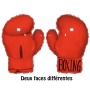 Ballon Gants de Boxe Rouge, Sport de combat