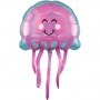 Ballon Méduse Cartoon Lilas, Animaux aquatique