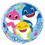 Ballon Baby Shark Rond Groupe