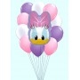 Ballons Daisy Duck en Grappe Disney, Décoration Anniversaire