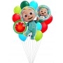 Ballons Cocomelon en Grappe de Luxe, anniversaire Enfant