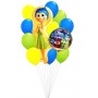 Ballon Joie en Grappe Vice-versa, Anniversaire enfant Disney Pixar