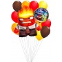 Ballons Colère en Grappe Anniversaire, Disney Pixar