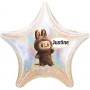 Ballon Labubu Marron Personnalisable sur 1 face, décoration, anniversaire Kawaii, The Monsters