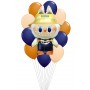 Ballons Labubu Fermier en Grappe, décoration anniversaire Kawaii, The Monsters