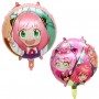 Ballon Anya Forger de Spy x Family Rond, Décoration ballon Kawaii