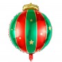 Ballon Boule de Noël Rouge et Verte, Décoration de Noël