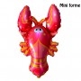 Ballon Homard Rouge Mini Air, Ballon Anniversaire Thème Marin, Anniversaire.