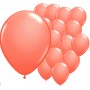 Ballons Ronds de baudruche Standard Corail de 30 cm. décoration ballons, arche anniversaire Mariage