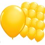 Ballons Ronds de baudruche Standard Jaune Tournesol de 30 cm. décoration ballons, arche anniversaire Mariage