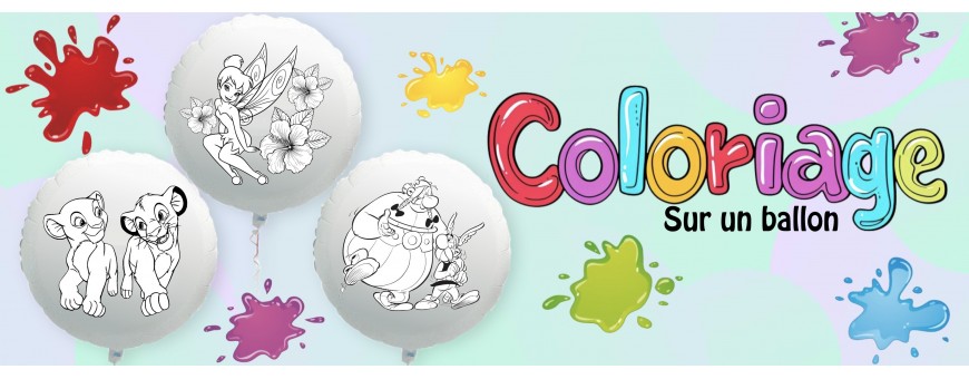 Ballons Coloriages Super Héros - Coloriages enfants - Ballonsdeco.com